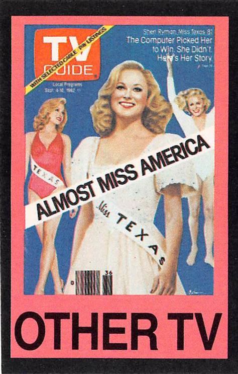 Sheri Ryman Mini Trading Card X Inches Tv Guide Gaming Miss