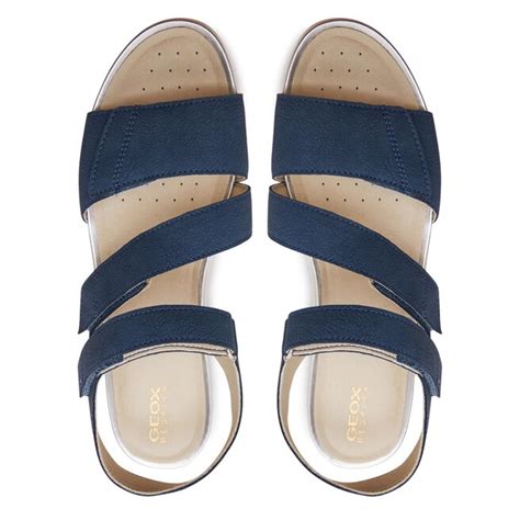 Sandali Geox D Sandal Vega D R A Ek C Blu Scuro Escarpe It