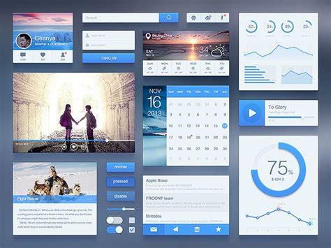 Ui Kit By Geanya Dashboard Design App Ui Design User Interface Design