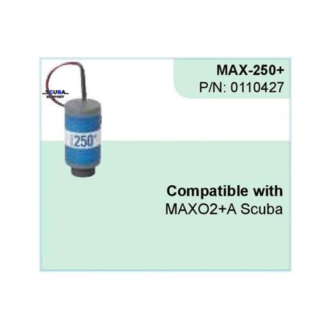 Oxygen Sensor Max 250 Scuba Support