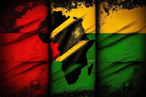 Premium Photo Red Yellow Green Background The Colors Of Africa