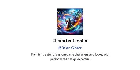 Character Creator Gpts Features And Functions Examples And Prompts