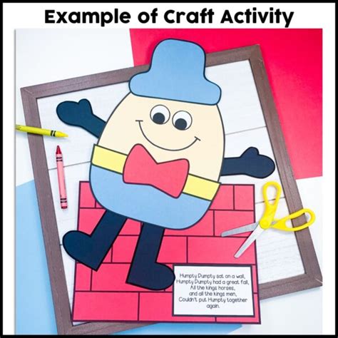 Humpty Dumpty Craft Activity Crafty Bee Creations