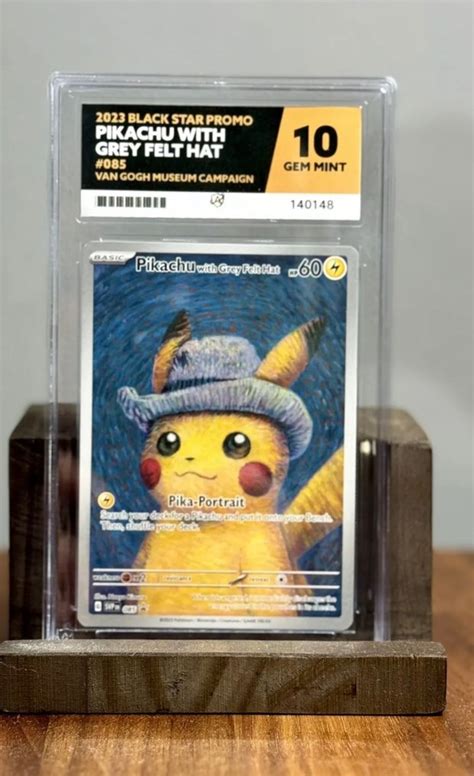 The Pok Mon Company Carte Collectionner Van Gogh X Pikachu With