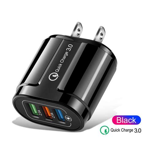 Купить USB-зарядное устройство, быстрая зарядка, 2А, 3 порта, зарядные ...