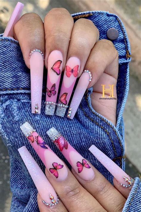 Cute Spring Long Coffin Nails Ideas Of 2020 Stylish Belles