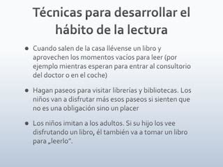 Cómo motivar la lectura PPT