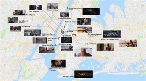 A Lively Video Map Of New York City Showing Exactly Where Each Marvel