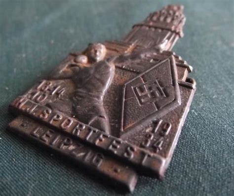 Crow Valley Militaria Hitler Youth Event Badge Tinnie Sportfest