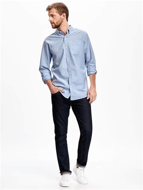 Slim Fit Built In Flex Everyday Oxford Shirt For Men Old Navy