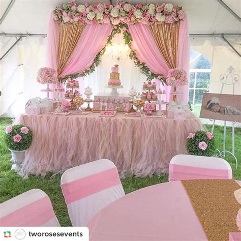 Princess Baby Shower Themes Pink And Gold