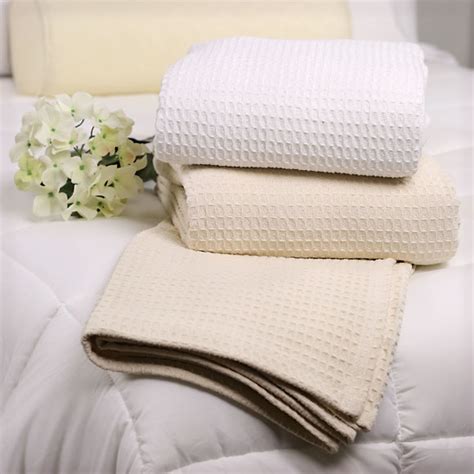 Santa Barbara Waffle Weave Cotton Blankets National Hospitality