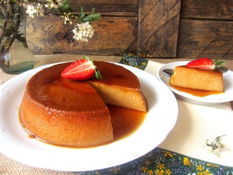 Una Pincelada En La Cocina Flan Casero De Dulce De Leche