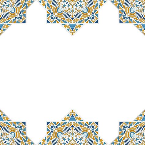 Arabesque Border Png Picture Ethnic Border Arabesque Pattern Arabesque Border Islamic Pattern