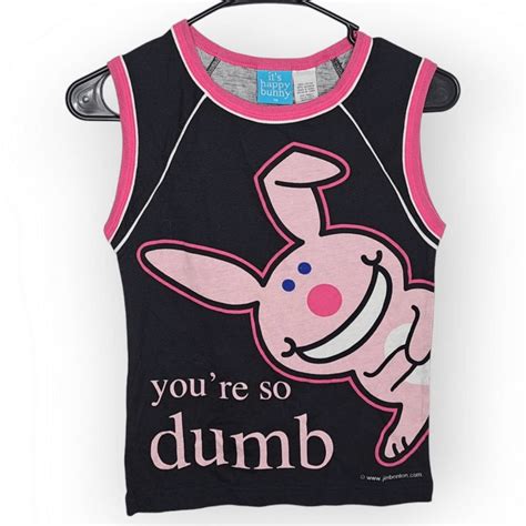 Hot Topic It S Happy Bunny Tank Top Early 2000s Found On Ebay User Thriftinnovator93 My Cousin