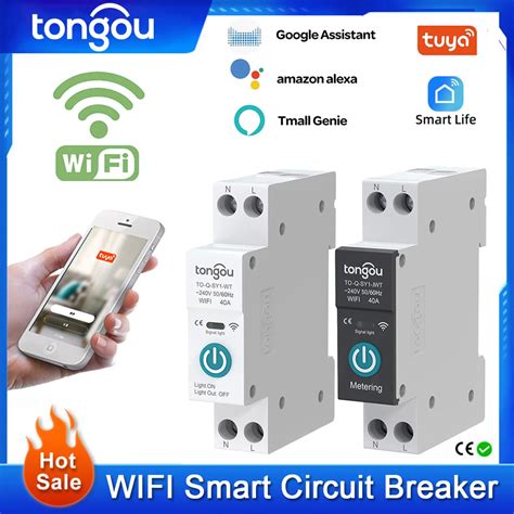 Tuya Wifi Interruptor Disjuntor Inteligente A P Smartlife App Timer