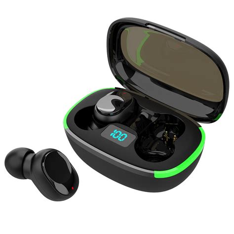 Humanized Design Black Tws Earbuds Wireless Headphone Bluetooth Headset