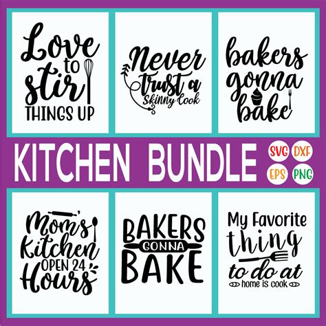 Funny Kitchen Quote Bundle Vol 2 MasterBundles