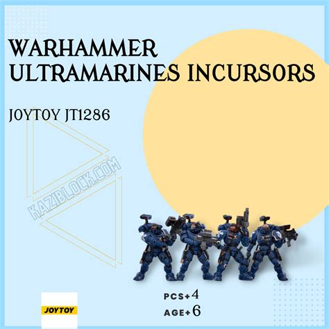 Joytoy Jt Warhammer Ultramarines Incursors Brick Set Kazi Block