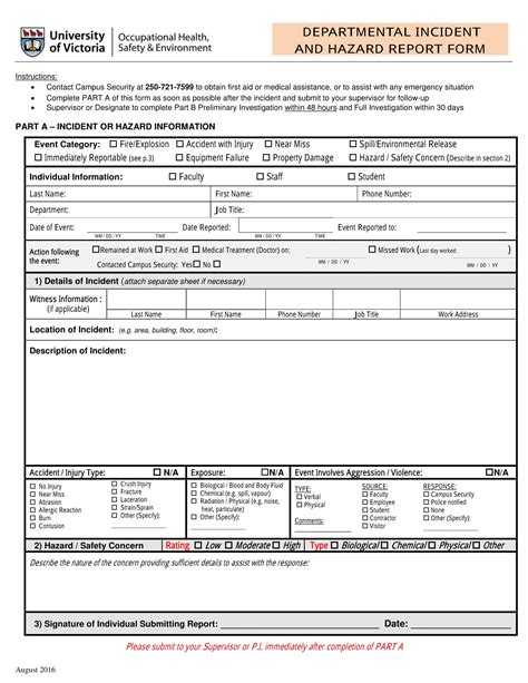 FREE 17 Hazard Report Form Samples PDF MS Word Google Docs