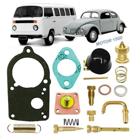 Kit Reparo Carburador Simples Pic Fusca Kombi Gasolina A