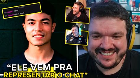 GAULES LENDO AS MENSAGENS QUE O JOGADOR DO G3X MANDOU NO CHAT CORTES