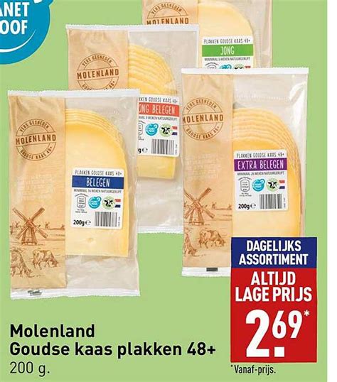 Molenland Goudse Kaas Plakken Aanbieding Bij Aldi Folders Nl