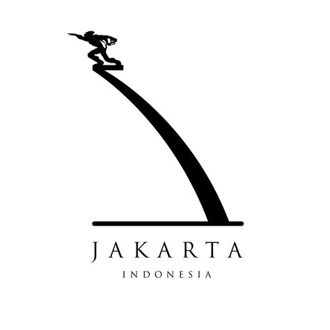 Pancoran Monument Of Jakarta Indonesia Indonesian Landmark Statue In