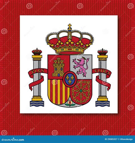 Coat Of Arms Of Spain Stock Vector Illustration Of Country 29085327