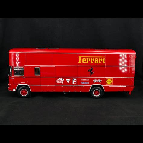 Fiat Om Rolfo Ferrari Race Transporter Red Cmr Cmr