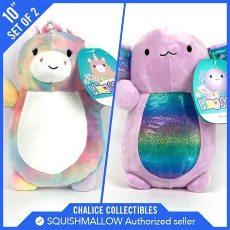 SQUISHMALLOWS 10 ARCHIE Pink Hugmee Axolotl Squishmallow Kellytoy