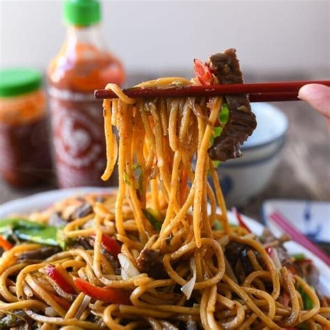 Beef Lo Mein Real Restaurant Recipe The Woks Of Life