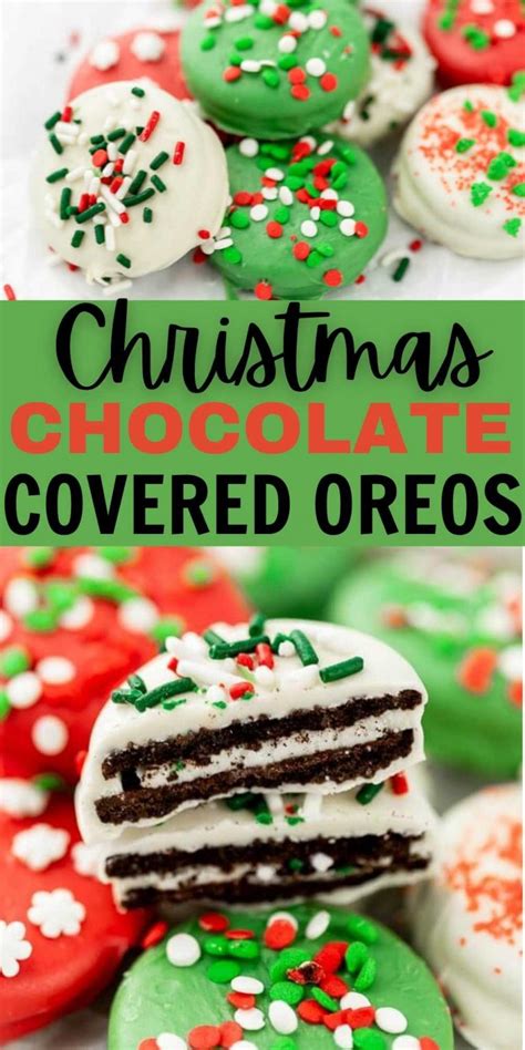 Chocolate Covered Christmas Oreos Eating On A Dime