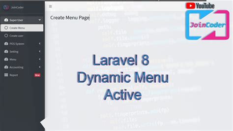 Dynamic Menu Project Dynamic In Laravel 8 Part 2 YouTube