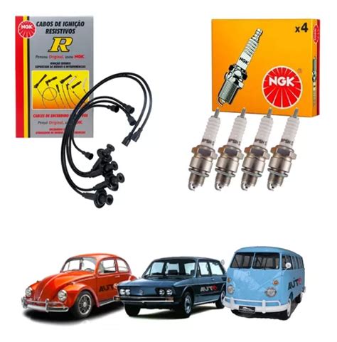 Kit Velas E Cabos De Vela Fusca Brasília Kombi 68 A 83 Parcelamento