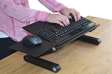 Furniture Accessories WorkEZ Keyboard Tray Stand Up Adjustable Height ...