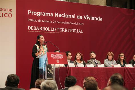 Presentaci N Del Programa Nacional De Vivienda Secretar A De