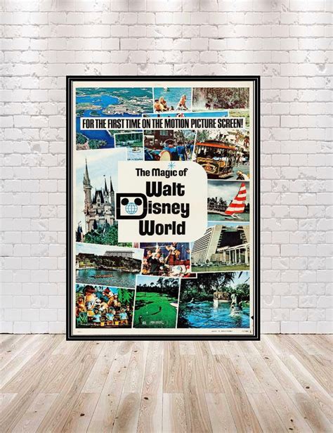 Walt Disney World Vintage Disney Poster – CraftCentralCompany