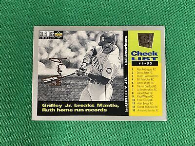 1995 Collector S Choice SE Silver Signature 261 Ken Griffey Jr CL