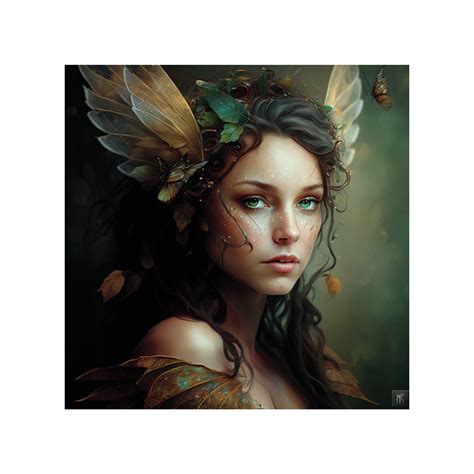 Beautiful Fairy Digital Wall Art Print Fairy Graphic Ai Digital Art