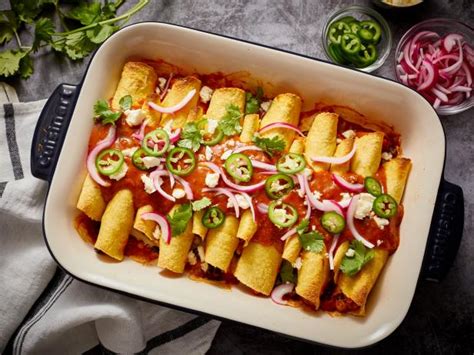 Sweet Potato Black Bean Enchiladas Recipe Food Network