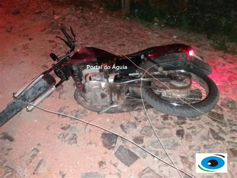 Fios caídos da Eletrobrás provoca acidente motoqueiro em Parnaíba