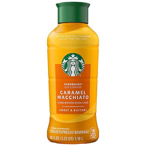 Starbucks Iced Espresso Chilled Espresso Beverage Caramel Macchiato