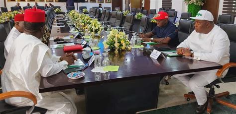 Insecurity Ugwuanyi Umahi Ikpeazu Other South East Governors Meet In