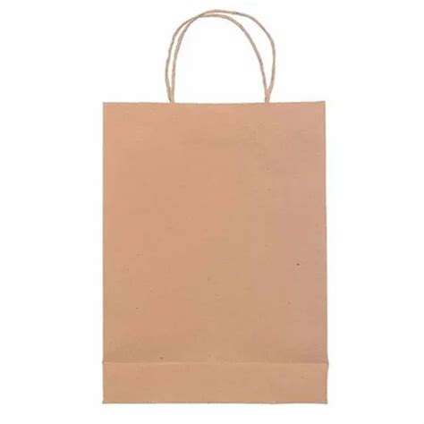 Brown Eco Friendly Kraft Paper Bag For Shopping Capacity 5kg At Rs 6