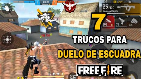 TOP 7 DE TRUCOS SECRETOS PARA DUELO DE ESCUADRAS EN FREE FIRE