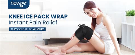 Amazon Newgo Knee Ice Pack Wrap Portable Knee Cold Pack