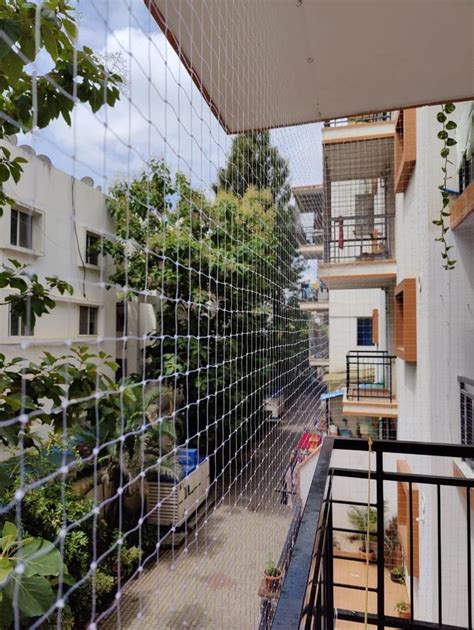 White Nylon Balcony Safety Net At Rs 15square Feet In Bengaluru Id