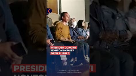 Presiden Joko Widodo Nonton Konser Deep Purple Di Solo Jawa Tengah