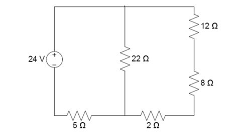 Solved For The Dc Circuit Shown Below Find The Voltage Chegg